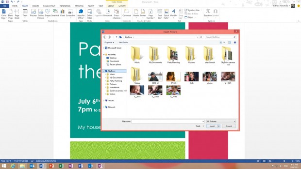 Skydrive in Windows 8.1