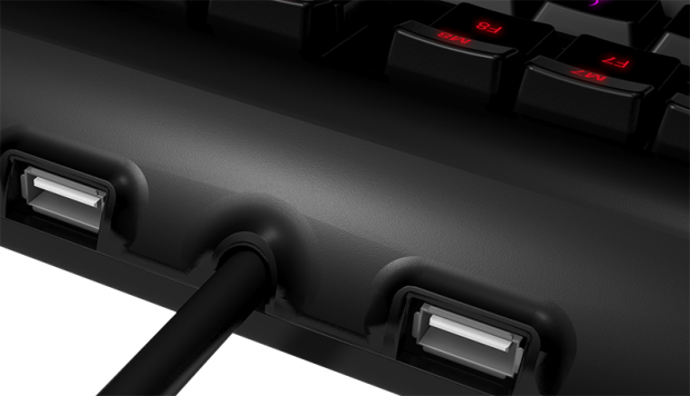 USB-Hub der Steelseries Apex (Bild: Steelseries)