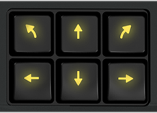 Weitere Pfeiltasten (Bild: Steelseries)