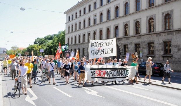 Stop-Watching-Us-Demonstration in München