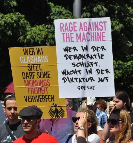 Stop-Watching-Us-Demonstration in München