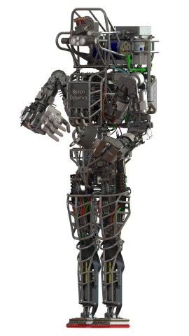 Der Roboter hat 14 hydraulisch betriebene Gelenke mit 28 Freiheitsgraden. (Bild: Boston Dynamics/Darpa)