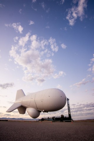 In einem Test der US-Armee blieb das Prallluftschiff 20 Tage in der Luft. (Foto: Raytheon)