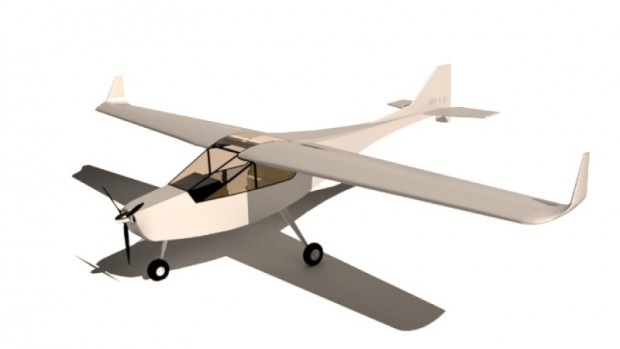 ... ist eine zweisitzige Sportmaschine mit Propellerantrieb. (Bild: Makerplane)