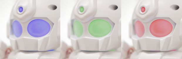 Die Augen des Roboters sind mit Leuchtdioden beleuchtet. (Bild: Shota Ishiwatari)