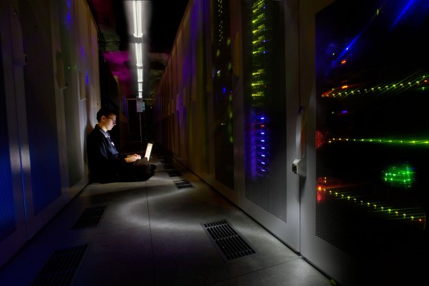 Die Server in Pionen (Bild: Bahnhof)