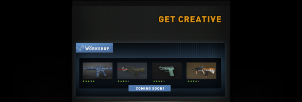 Später sollen die Waffen-Skins im Steam-Workshop tauschbar sein. 