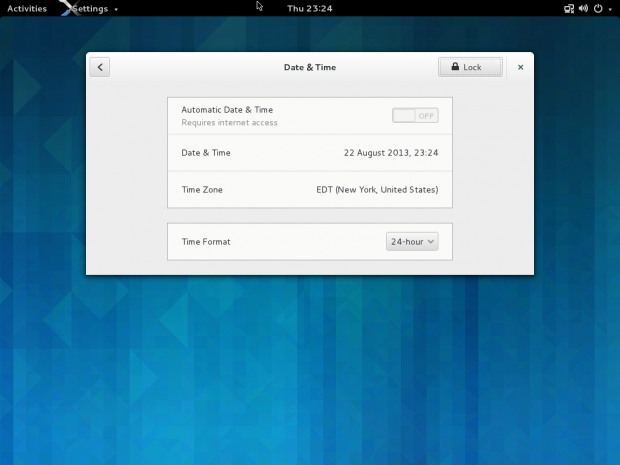 Das Menü zur Zeiteinstellung wurde überarbeitet.