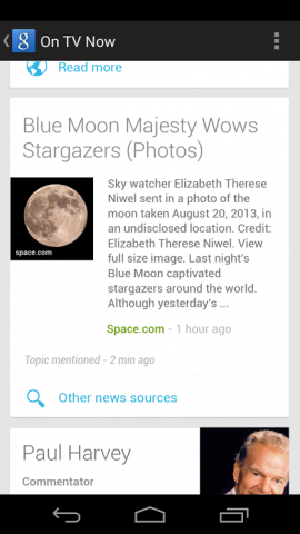 Zu TV-Programmen gibt es jetzt mehr Hintergrundinformationen. (Bild: Google)