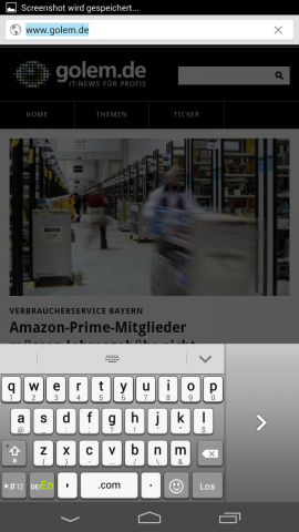...oder links platzieren. (Screenshot: Golem.de)