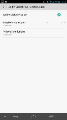 In den Dolby-Digital-Plus-Einstellungen l&auml;sst sich... (Screenshot: Golem.de)