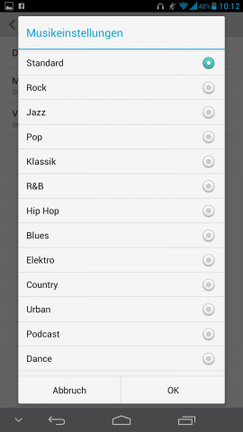 ...der Equalizer einstellen. (Screenshot: Golem.de)