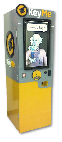 Die Schlüssel können im Verlustfall bei einem Keyme Kiosk nachgemacht werden.