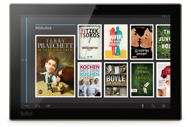 Das Tablet hat ein 10-Zoll-Display mit einer Aufl&ouml;sung von 2.560 x 1.600 Pixeln. (Bild: Kobo)