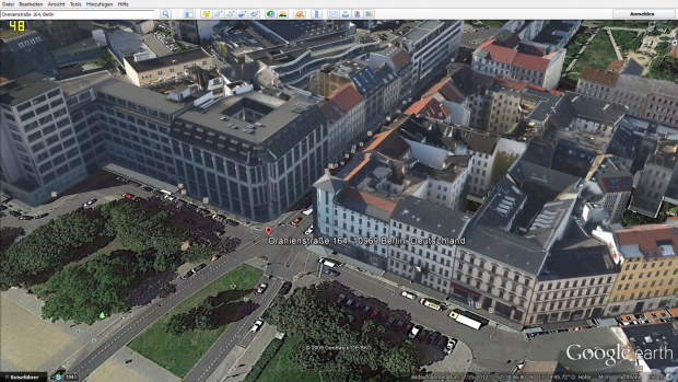 Das Golem.de-Büro in Berlin ist per Leap Motion im wortwörtlichen Handumdrehen zu erreichen. (Screenshot: Golem.de)