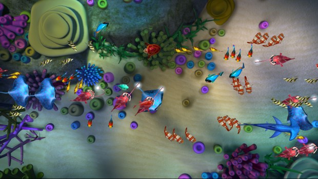 Als Aquarium-Bildschirmschoner eignet sich Fishing Joy auf Wunsch ebenfalls. (Bild: Nina Sebayang/Golem.de)