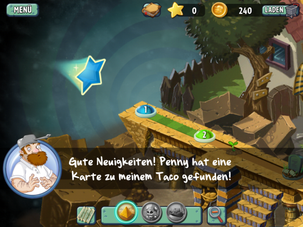 Per Zeitreise sind andere Umgebungen erreichbar.