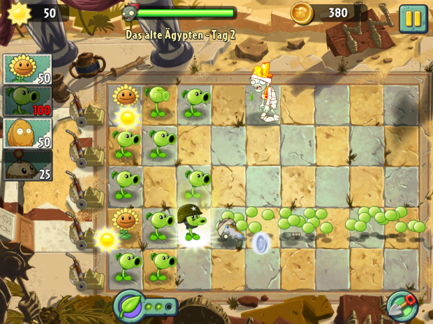 Im alten Ägypten greifen Mumien statt neuzeitliche Untote an.