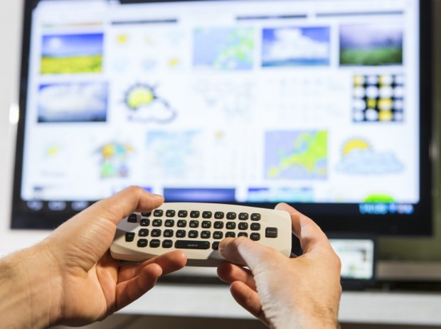 Texteingabe mit der Airmouse (Quelle: Sunflex)