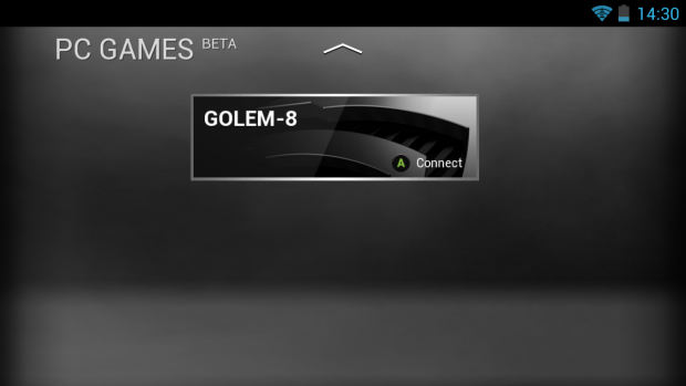Für das Streaming von PC-Spielen müssen sich PC oder Notebook und Shield im gleichen Netzwerk befinden. (Screenshot: Golem.de)