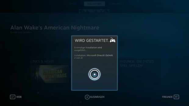 ... die Installation funktioniert ebenfalls. (Screenshot: Golem.de)