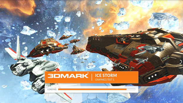 Der erste Grafiktest des 3DMark Ice Storm (Screenshot: Golem.de)