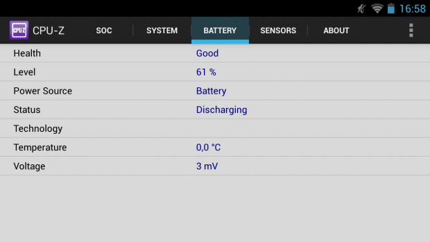 ... dem Akku ... (Screenshot: Golem.de)