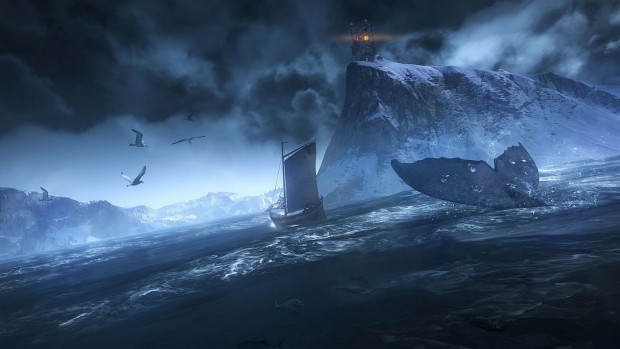 Das DX11-Meer ist den Entwicklern gut gelungen. (Screenshot: CD Projekt Red)