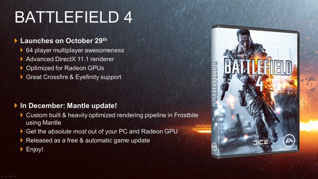 Battlefield 4 auf dem GPU14 Techday (Bild: Dice)