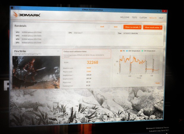 Einzelergebnisse des 3DMark