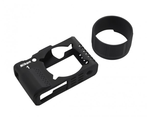Silikon-Schutzhülle für die Nikon 1 AW1 (Bild: Nikon)