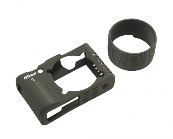 Silikon-Schutzhülle für die Nikon 1 AW1 (Bild: Nikon)