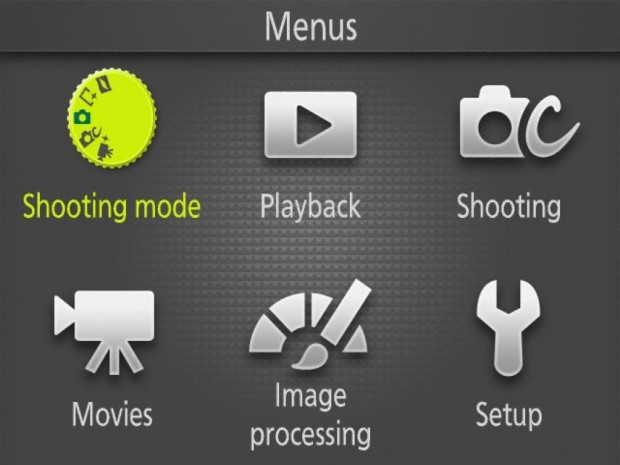 Kameramenü der Nikon 1 AW1 (Bild: Nikon)