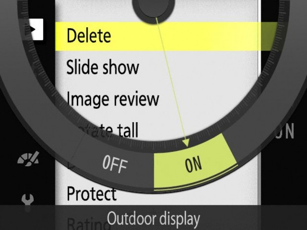 Kameramenü der Nikon 1 AW1 (Bild: Nikon)