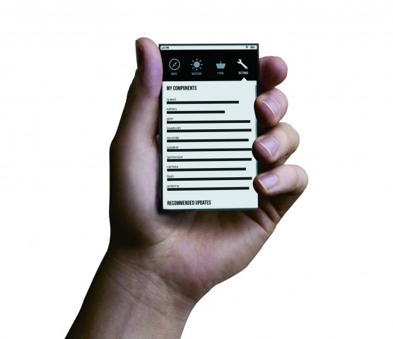 Auch unterschiedliche Displays sollen zur Verfügung stehen. (Bild: Phonebloks)