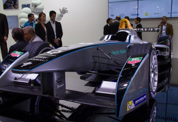 Mit dem 200 kW starken Renner werden die Fahrer der Formel E in der ersten Saison an den Start gehen. (Foto: Werner Pluta/Golem.de)