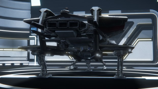 Das Hangar-Modul von Star Citizen (Screenshot: Golem.de)