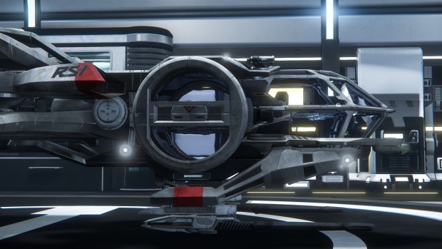 Das Hangar-Modul von Star Citizen (Screenshot: Golem.de)