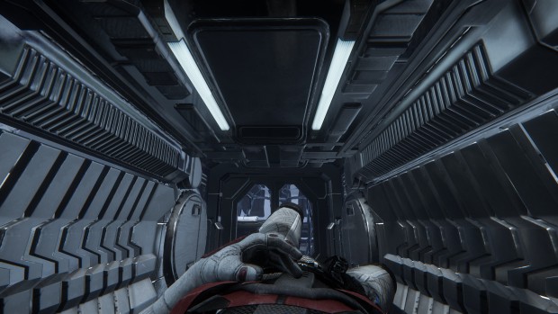 Das Hangar-Modul von Star Citizen (Screenshot: Golem.de)