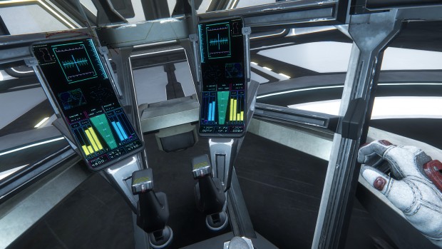 Das Hangar-Modul von Star Citizen (Screenshot: Golem.de)