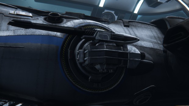 Das Hangar-Modul von Star Citizen (Screenshot: Golem.de)
