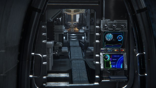 Das Hangar-Modul von Star Citizen (Screenshot: Golem.de)