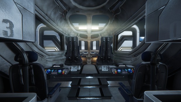 Das Hangar-Modul von Star Citizen (Screenshot: Golem.de)