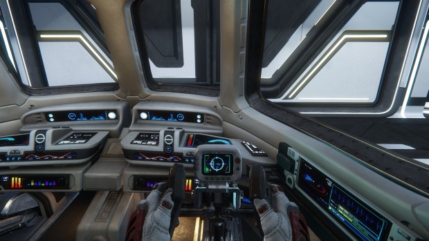 Das Hangar-Modul von Star Citizen (Screenshot: Golem.de)