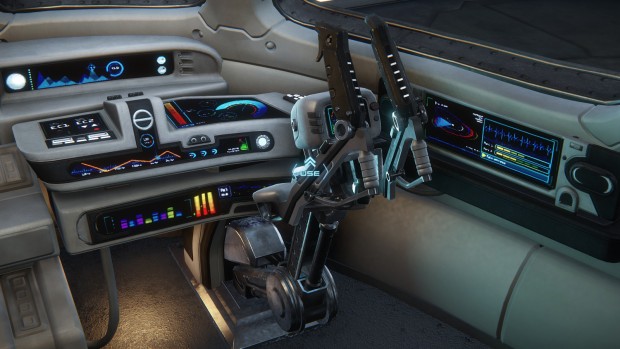 Das Hangar-Modul von Star Citizen (Screenshot: Golem.de)