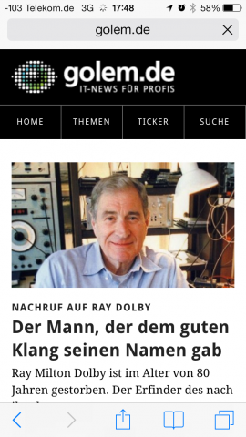 Die Bedienungselemente des Browsers... (Screenshot: Golem.de)