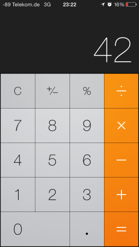 Der Taschenrechner... (Screenshot: Golem.de)