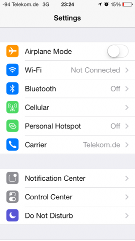 Die Einstellungen des Betriebssystems... (Screenshot: Golem.de)