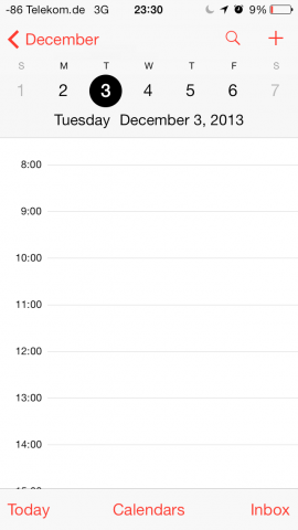 Kalender in der Tages-, ...(Screenshot: Golem.de)