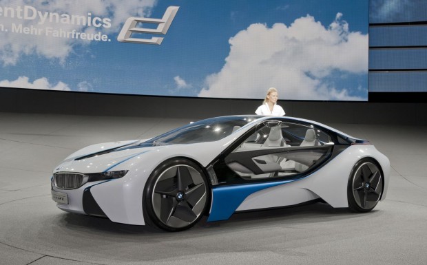 Zukunftsmusik: 2009 hatte BMW auf der IAA die Studie Vision Efficient Dynamics gezeigt, die zum i8 weiterentwickelt wurde. (Foto: Werner Pluta/Golem.de)